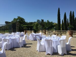 Terrasse du Château - Salle de location - Château de Flaugergues