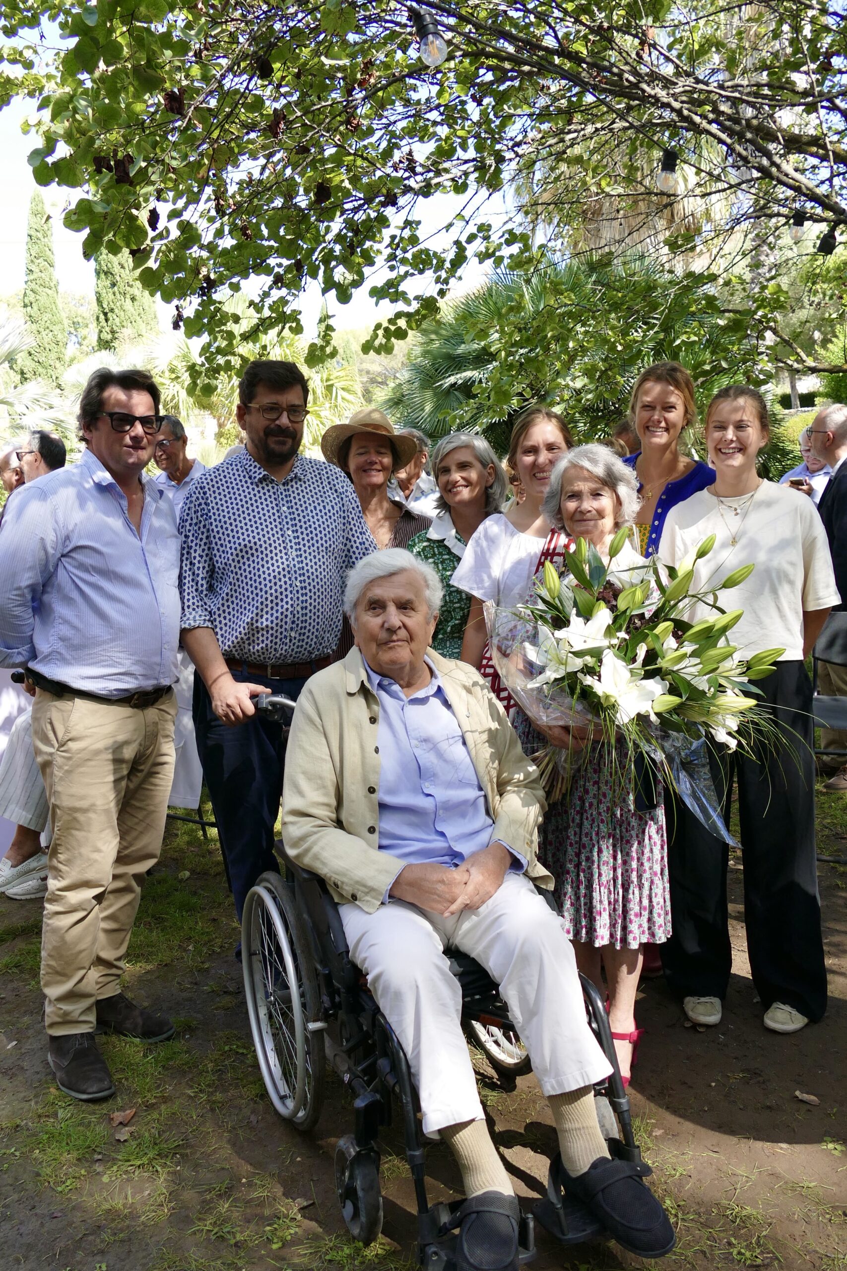 Famille réunie au Château de Flaugergues