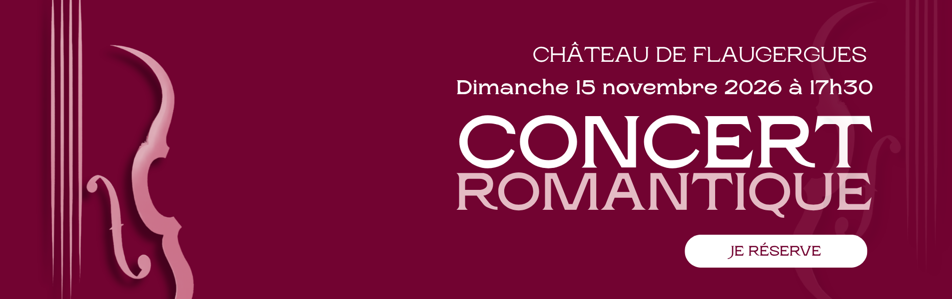 Concert romantique au Château de Flaugergues à Montpellier